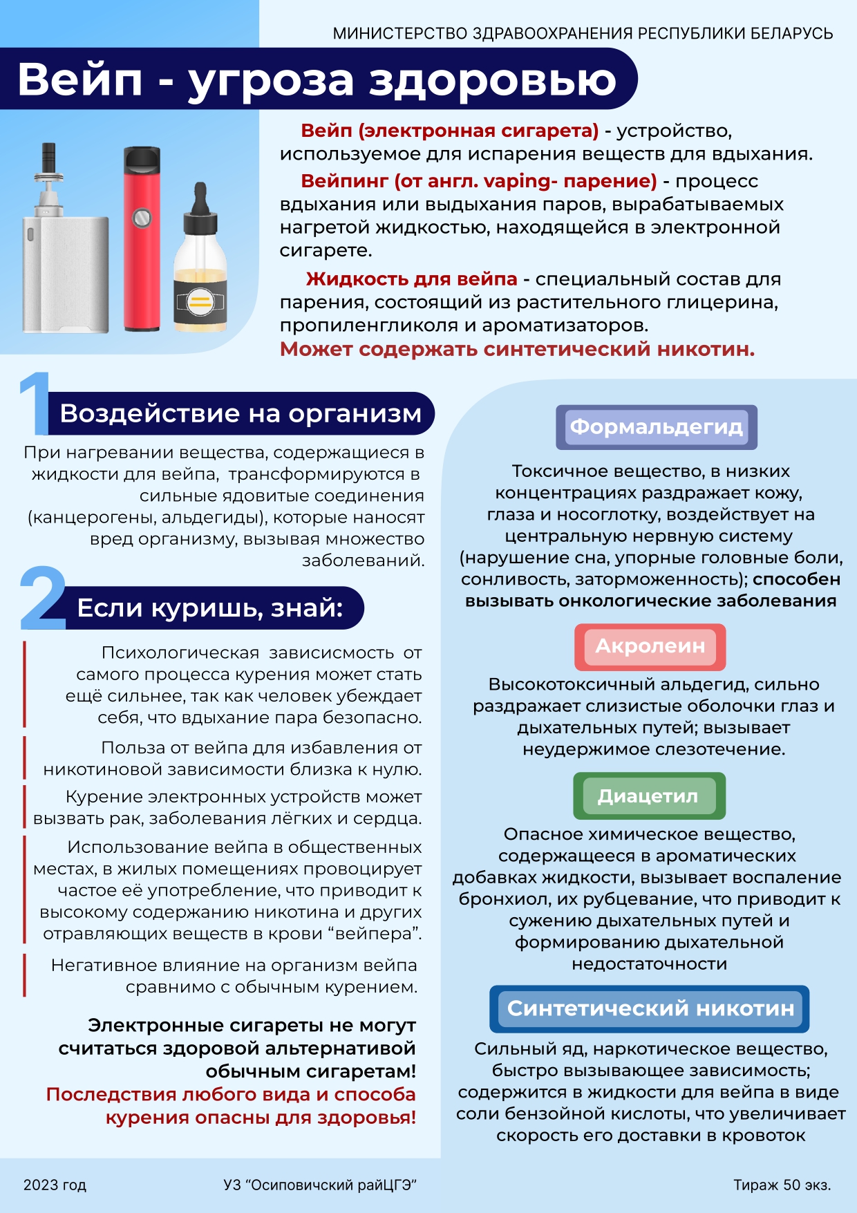 Вред вейпов исследования