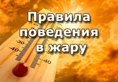 Советы поведения во время жары